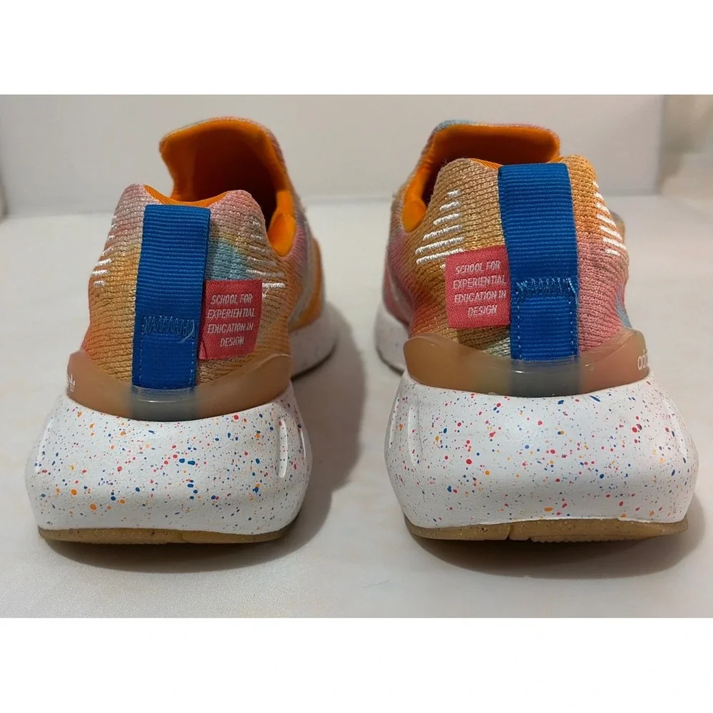 Adidas Swift Run 22 SE Tie Dye SEED Orange Pink Blue GW9852 Mens 8 Womens 9